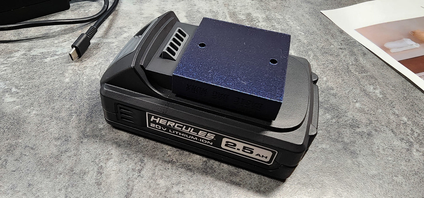 Hercules 20V Tool & Battery Holders