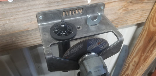 Single Wall Mount Angle Grinder Holder
